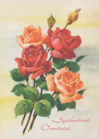 FLEURS Vintage Carte Postale CPSM #PAS540.FR - Fiori