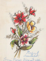 FLEURS Vintage Carte Postale CPSM #PAR639.FR - Fiori