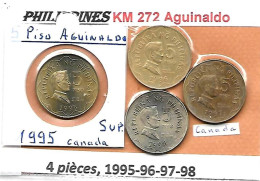 PHILIPPINES  5 PISO KM 272  Emilio AGUINALDO 4 Années 1995- 96- 97- 98  TTB - Philippinen