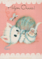 CHAT CHAT Animaux Vintage Carte Postale CPSM #PAM201.FR - Chats