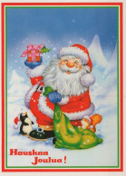 PÈRE NOËL NOËL Fêtes Voeux Vintage Carte Postale CPSM #PAK601.FR - Santa Claus