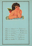 ANGE NOËL Vintage Carte Postale CPSM #PAH283.FR - Angeli