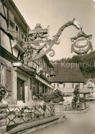 73309433 Bad Herrenalb Moenchs Posthotel Klosterschaenke Tuerschild Bad Herrenal - Bad Herrenalb