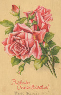 FLOWERS Vintage Ansichtskarte Postkarte CPA #PKE643.DE - Fiori