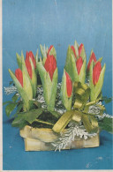 FLOWERS Vintage Ansichtskarte Postkarte CPA #PKE583.DE - Flowers