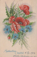 FLOWERS Vintage Ansichtskarte Postkarte CPA #PKE704.DE - Bloemen