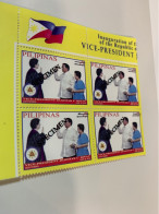 Philippines Stamp MNH Specimen Block 2010 Vice President - Filippijnen