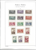 Andorre Série 24 à 45* * Manque 39A Cote 780€ - Unused Stamps