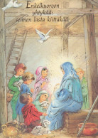 Jungfrau Maria Madonna Jesuskind Weihnachten Religion Vintage Ansichtskarte Postkarte CPSM #PBP703.DE - Vierge Marie & Madones
