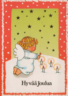 ENGEL Weihnachten Vintage Ansichtskarte Postkarte CPSM #PBP443.DE - Anges