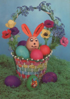 OSTERN KANINCHEN Vintage Ansichtskarte Postkarte CPSM #PBO443.DE - Easter