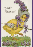 OSTERN HUHN EI Vintage Ansichtskarte Postkarte CPSM #PBP012.DE - Pascua