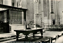 73308984 Breda Noord-Brabant Koorhek Met Avondmaalstafel Interieur Grote Kerk Br - Andere & Zonder Classificatie