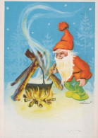 WEIHNACHTSMANN SANTA CLAUS Neujahr Weihnachten Vintage Ansichtskarte Postkarte CPSM #PBL458.DE - Santa Claus