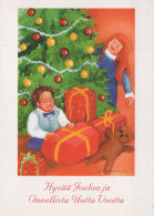 Neujahr Weihnachten KINDER Vintage Ansichtskarte Postkarte CPSM #PAY858.DE - Año Nuevo