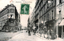 *CPA - 92 - ASNIERES - La Rue De Paris - Asnieres Sur Seine