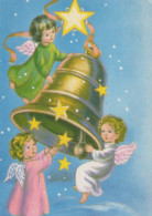 ENGEL WEIHNACHTSFERIEN Feiern & Feste Vintage Ansichtskarte Postkarte CPSM #PAH479.DE - Engelen