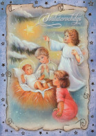 ENGEL WEIHNACHTSFERIEN Feiern & Feste Vintage Ansichtskarte Postkarte CPSM #PAH347.DE - Anges