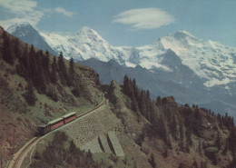 ZUG Schienenverkehr Eisenbahnen Vintage Ansichtskarte Postkarte CPSM #PAA845.DE - Treni