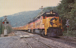 ZUG Schienenverkehr Eisenbahnen Vintage Ansichtskarte Postkarte CPSMF #PAA427.DE - Trains