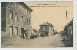 CROISY SUR ANDELLE - Route De Rouen à Amiens - Maison JULLIEN (Café) - Autres & Non Classés