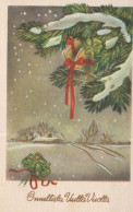 Buon Anno Natale Vintage Cartolina CPSMPF #PKD690.IT - Nieuwjaar