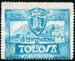 Guipúzcoa - Viñetas - * S/Cat - "1956 - Tolosa - VII Centenario" - Ongebruikt