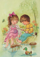 PASQUA BAMBINO Vintage Cartolina CPSM #PBO316.IT - Easter