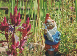 Buon Anno Natale GNOME Vintage Cartolina CPSM #PBM012.IT - Nieuwjaar