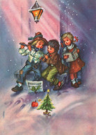 Buon Anno Natale BAMBINO Vintage Cartolina CPSM #PAY022.IT - Nouvel An