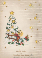 Buon Anno Natale Vintage Cartolina CPSM #PAV231.IT - Nieuwjaar