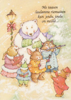 Buon Anno Natale ORSACCHIOTTO Vintage Cartolina CPSM #PAU902.IT - Anno Nuovo
