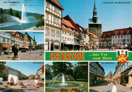 73308227 Osterode Harz Kornmarkt Mit Marktkirche Pferdeteich Kurpark  Osterode H - Osterode