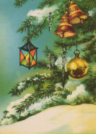 Buon Anno Natale BELL Vintage Cartolina CPSM #PAT844.IT - Anno Nuovo