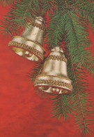 Buon Anno Natale BELL Vintage Cartolina CPSM #PAT477.IT - Nieuwjaar