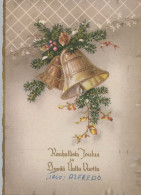 Buon Anno Natale BELL Vintage Cartolina CPSM #PAT539.IT - Nieuwjaar