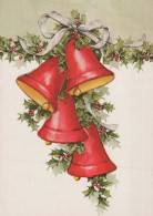 Buon Anno Natale BELL Vintage Cartolina CPSM #PAT415.IT - Nieuwjaar