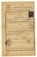 Document Avec Timbre 10c Avec Affranchissement 18/03/1888 - 1877-1920: Période Semi Moderne