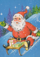 BABBO NATALE Natale Vintage Cartolina CPSM #PAK736.IT - Santa Claus