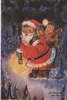 BABBO NATALE Natale Vintage Cartolina CPSM #PAJ626.IT - Kerstman