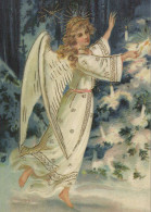ANGELO Buon Anno Natale Vintage Cartolina CPSM #PAJ299.IT - Angels