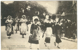 Vannes Fêtes D'Arvor Les Reines De Quimperlé Et De Sarzeau (2 Scans) Très Animée - Vannes