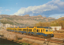 TRENO TRASPORTO FERROVIARIO Vintage Cartolina CPSM #PAA710.IT - Trains