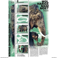 MTDR-BK2-323  MINT ¤ NETHERLANDS 2023 SHEET ¤ Prehistorische Animals - Wol Harige Mammoet - Prehistóricos