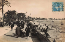 06 - CANNES _S28652_ La Promenade De La Croisette Et La Plage - Carte Photo - Cannes