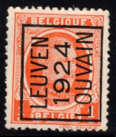 Typo 95A (LEUVEN 1924 LOUVAIN) - O/used - Typo Precancels 1922-31 (Houyoux)