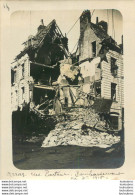 ARRAS RUE PASTEUR BOMBARDEMENT  07/1915 PHOTO ORIGINALE 12 X 9 CM - Oorlog, Militair