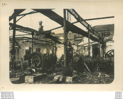 ARRAS USINE ELECTRIQUE 07/1915 PHOTO ORIGINALE 12 X 9 CM - War, Military