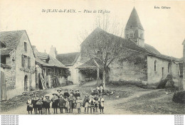 SAINT JEAN DE VAUX PLACE DE L'EGLISE - Andere & Zonder Classificatie