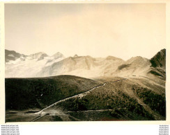 PYRENEES SUPERBAGNERES PANORAMA SUR LE MASSIF 1964  PHOTO ORIGINALE 11 X 8.50 CM - Places